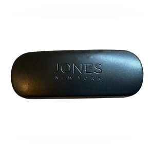 JONES NEW YORK BLACK LEATHER EYEGLASS CASE ONLY